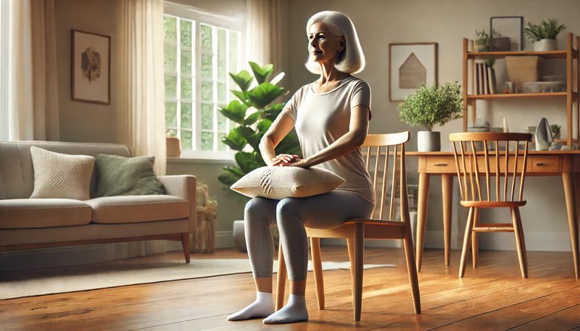 Core and Gentle Pilates-Style Chair Moves