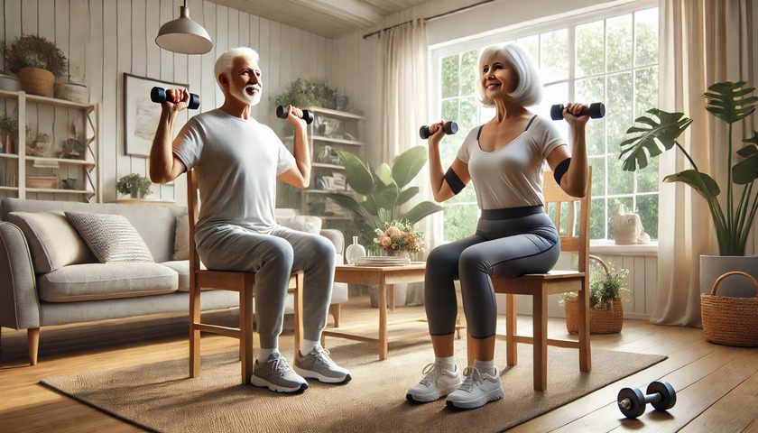 Chair Exercises for Seniors: A Simple Full-Body Workout at Home thumbnail